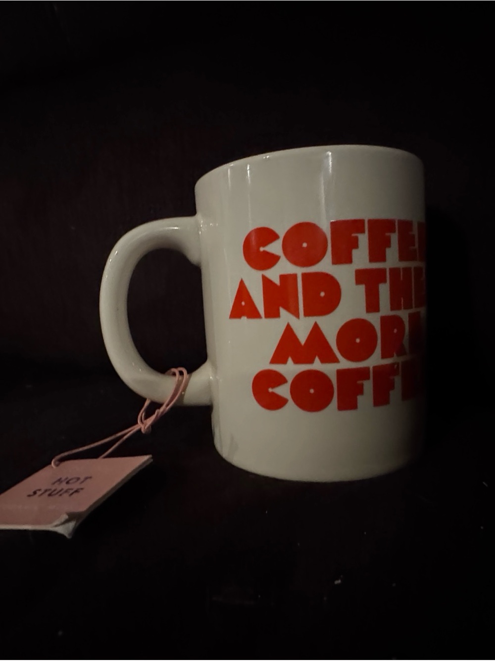 ban.do White Mug with Bold Orange-Red Text - Picture 8 of 8